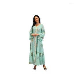 Ethnic Clothing Morocco Party Dress Women Abaya Muslim Ramadan Chiffon Abayas Dubai Turkey Islam Kaftan Longue Musulmane Vestidos Largos