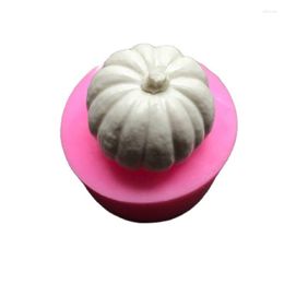Baking Moulds Silicone Hallowmas Pumpkin Candle DIY Mold Handmade Soap Making Molds For Art Craft K096
