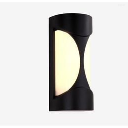 Wall Lamp 12W LED Sconce Light Aluminum Waterproof Outdoor Lamps Bathroom Indoor Lighting Fixture 3000K&6500K&4000K
