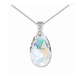 Pendant Necklaces Original Good Crystal 6 Colors Drop Necklace For 2023 Mother's Day Gift