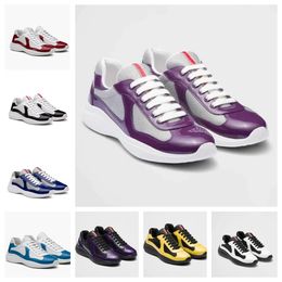 Prado Sports shoes Brand 23s Top Runner Americas Cup Men Shoes Tech Fabrics Technical Fabric Mens Skateboard Walking Low Top Sneakers Discount Trainers EU38-46