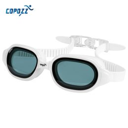 goggles COPOZZ Myopia Swimming Goggles Men Women Adult Swim goggle Professional Anti fog Pool Swimming Glass Diopter Zwembril 1.5 to 7 230320