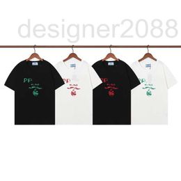 Men's T-Shirts Designer Summer Shirts For Men ops Letter Print Shirt Mens Women Clothing Sleeved Black White ees Polos Size S-XXL Printed with short Q9MK