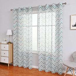 Curtain Modern Blackout Curtains For Living Room Bedroom Vintag Circle Printed Thick Window Treatment Kitchen Drape Blinds