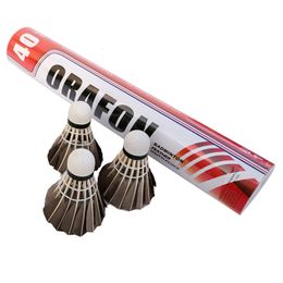 Badminton Shuttlecocks Badminton Black Goose feather Down Badminton Ball Shuttlecock Outdoor Sports Fitness Accessories airshuttle federball 230320