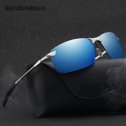 New Luxury Polarised Sunglasses For Men Women Vintage Driving Metal Men's Sun Glasses Designer Shades Man Fishing Goggles UV400