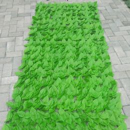 Decorative Flowers Modern Artificial Privacy Fence Beautifying Fake Leaf UV Protection All Scene Layout Background