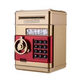 Storage Boxes Bins Electronic Piggy Bank Safe Money For Children ATM Password Cash Coin Saving Machine Kid Xmas Gifts 230320