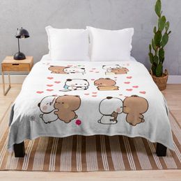 Blankets Bear and Panda Bubu Dudu Balloon Throw Blanket Fluffy Soft Blankets 230320