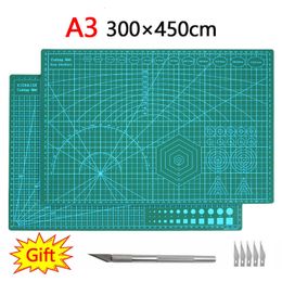 Cutting Mat Thickening A2 A3 Colour Multifunction Pvc Self Healing Pad Board Cutter Knife DIY Craft Tool Office Supplies 230320