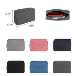 Storage Bags Digital Data Cable Bag Mobile Power Waterproof Solid Colour Multifunctional Home Travel Portable Organiser