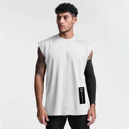 Men's Tank Tops Gym Mens Mesh Casual Running Tank Top Fashion Fitness Sport Sleeveless Quidrying V Workout Cloing Bodybuilding Singlets Z0320