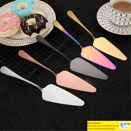 Stainless Steel Cake Spatula Pizza Shovel Pie Cutter Serrated Edge Cake Knife Baking Tool Wholesale yq00399