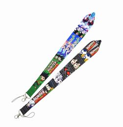 Cell Phone Straps Charms 10pcs Japan HUNTER cartoon Keys Mobile Lanyard ID Badge Holder neck Rope Keychain for girls whole P5187483