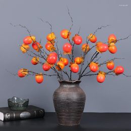 Decorative Flowers Artificial Berry Home Decoration Lantern Fruit Living Room Multiple Fake Persimmons