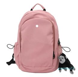 LU Women Yoga Outdoor Bags Backpack Casual Gym Teenager Student Schoolbag Knapsack 4 Colours 2323