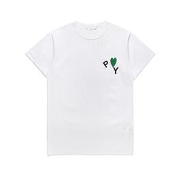 Famosa camiseta de designer vermelha amor ouve camisetas masculas moda feminina casual manga curta camisetas de verão tops de algodão tocam casas de camisetas de camisetas por atacado #c028