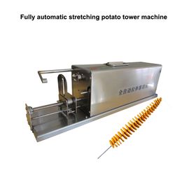 Automatic Stretching Potato Tower Machine Tornado Potato Cutter Slicer Rotary Chip Potato Tower Maker 40/50/60CM