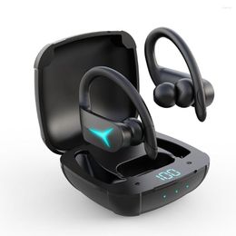 Cyboris 8D Sound HIFI Bass Smart Wireless Sports Headset Waterproof And Sweat-resistant Heasphone Bluetooth 5.0 Touch Control