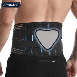 Slimming Belt Adjustable Retractable Waist Back Support Belt with Thickening Lumbar Pad for Pain Relief Sciatica Herniated Disc Scoliosis 230317