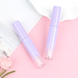 Storage Bottles 4.5 Ml Travel Portable Empty Purple Gradient Lip Glaze Tube DIY Long Gloss Stick Container Lipstick Bottle