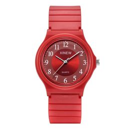 HBP Quartz Watch Fashion Leather Strap Ladies Electronic Watches Casual Business Wristwatches Girls Wristwatch