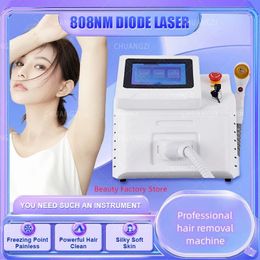 Laser Machine 808nm Diode Laser Hair Removal Machine Skin Care Facial Body Hair Removal Cooling Apparatus 3 Wavelength 755nm 808nm 1064nm