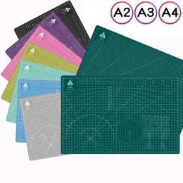 Cutting Mat A2 A3 A4 A5 PVC Board Durable Self-healing DIY Sewing Student Art Paper Engraving Cut Pad Leather Craft Tool 230320
