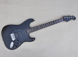 6 Strings Matte Black Electric Guitar with SSH Pickups Rosewood Fretboard Can be Customised as Request