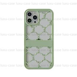 5 Colors Luxury G 3D Carved Hollow Phone Cases designer For iPhone 14 Pro Max 11 12 13promax 12 13 Pro Green Phone Case Cover