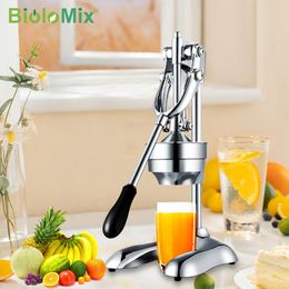 Fruit Vegetable Tools Stainless Steel press juicer squeezer citrus lemon orange pomegranate fruit juice extractor commercial or household 230320