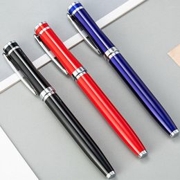 Pcs Ballpoint Pen Elegant Black Ink Metal Pens For Business Gift Smooth Writing Men Signature Nice Rollerball