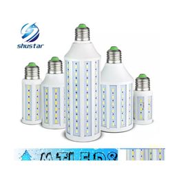 Led Bulbs Tra Bright Corn Light E27 E14 Smd 5630 85265V 10W 15W 25W 30W 40W 50W 4500Lm Bb 360 Degree Lighting Lamp Drop Delivery Ligh Dhegx