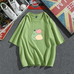 Women's T-Shirt Frog T Shirt Tops Summer Casual Oversized Women Men T-shirts Ulzzang Hip Hop Streetwear Harajuku Short Sleeve Tshirt 230320