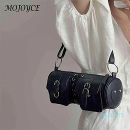 Evening Bags PU Leather Shoulder Bag Bandage Women Messenger Soft Fashion Casual Adjustable Multi-pockets Portable For Shopping Travel