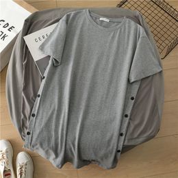 Women's T-Shirt Plus Size 6XL 150KG Summer T-shirts Women O Neck Short Sleeve Tee Grey Black White Colour T Shirt Women Casual Large tshirt 230320