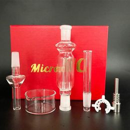 In stock Nectar Collectors Set hookahs domeless Tai Nail oil burner bongs water pipes recycler oil rigs mini glass bongs
