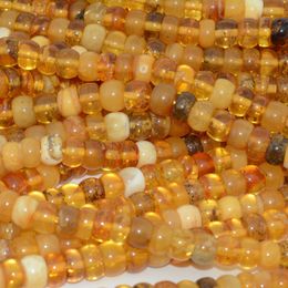 Beaded Necklaces Natural Multiple Colour Baltic Amber Loose Irregular Flat Tube Wheel Beads 5mm52mm 6mm6m 230320