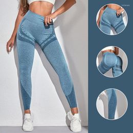 Active Pants Yoga Women's High Waist Hip Lift Tight Sport Running Fitness Cycling One Piece Seamless Sportwear Girls Leggings