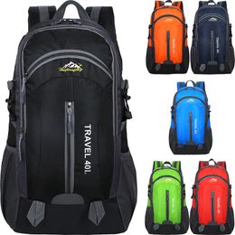 Outdoor Bags Outdoor Sports Long Distance Trip Cycling Backpack Mountaineering Shoulders Bag Camping Travel Knapsack Climbing Hiking Rucksack 230320