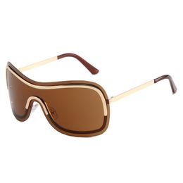 Sunglasses For Men Women Vintage Luxury Mens Sunglass Man Fashion Sunglases Trendy Woman Retro Sun Glasses Unisex Frameless One-Piece Designer Sunglasses 8K0D30
