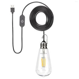 Bulb Dimmable Powered 5V 3W Vintage ST64 Portable Outdoor Indoor Light Lamp For Tent Garage Warehouse Car