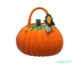 Designer-Evening Bags 2023 Fashion Women Bag Portable Messenger PU Pumpkin Shape Creative Handbags