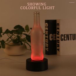 Table Lamps LED Lamp Bases For 3D Illusion Night Light 7 Colours Touch Switch Replacement Base Desk