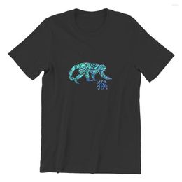 Men's T Shirts T-shirts Year Of The Monkey Chinese Zodiac Black Vintage Wholesale Clothes Cosplay Hip-Hop Mens 32135