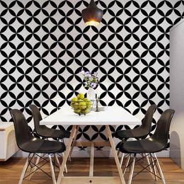 Wallpapers 10m X 0.53m Modern Minimalist Nordic Style Black And White Chequered Wallpaper For Bedroom Living Room Office Kitchen Wall Pap