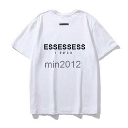 Men's T-Shirts 2023Men's T-Shirts Ess LuxuryT-Shirt Designer Tees Fashion T Shirts Mens Womens God Short Sleeve Hip Hop Streetwear Tops Casual 3NWU