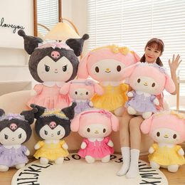 Stuffed Animals Seven types Wholesale Cartoon plush toys Lovely kuromi 30cm and 40cm dolls