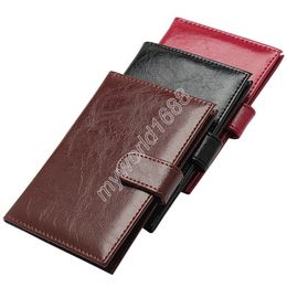 Card Holders Oil Wax Passport Cover PU Leather Hasp Credit ID Cards Organiser Document Passport Holder Protector Bags Wallet Travel Accessory