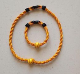 Jewellery chokers Pendants keychain bead twist necklace triple tornado necklaces baseball SPORTS football softball new twist